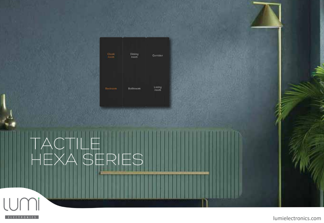 LUMI Hexa Tactile Series Switch Configurator